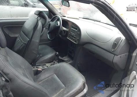 2000 Saab 9-3 Se from USA, damaged, VIN YS3DF75KXY7017631